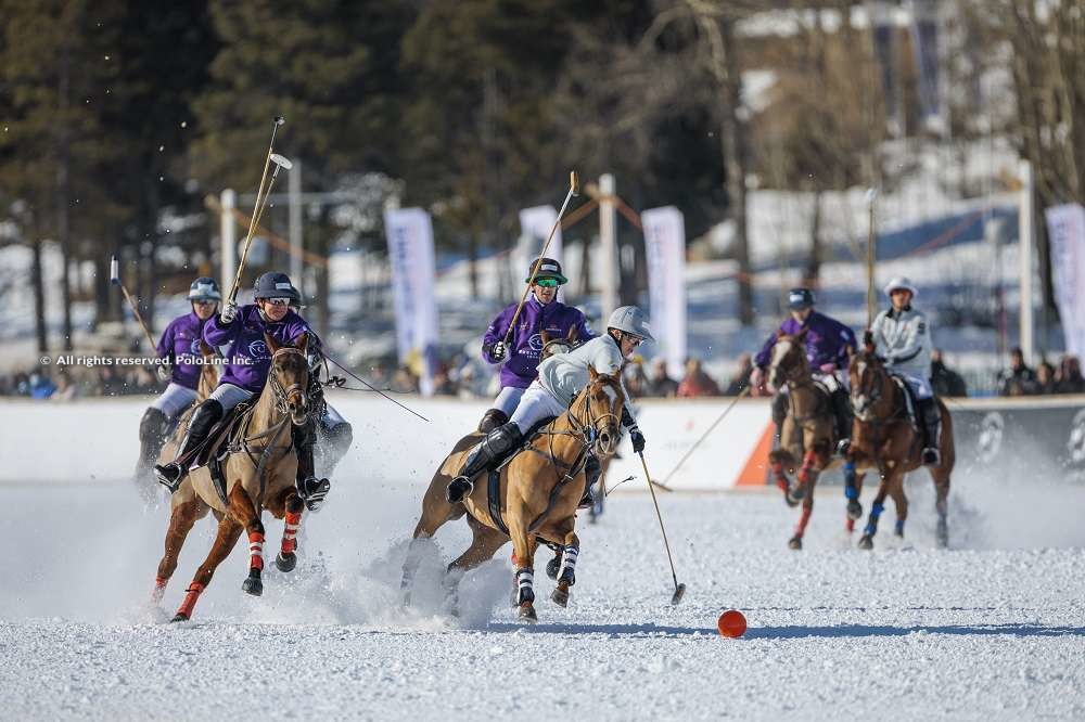 Pololine The fabulous Snow Polo World Cup St. Moritz kicked off