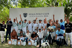 Maass ran out the champions of the Copa Despedida in Sotogrande